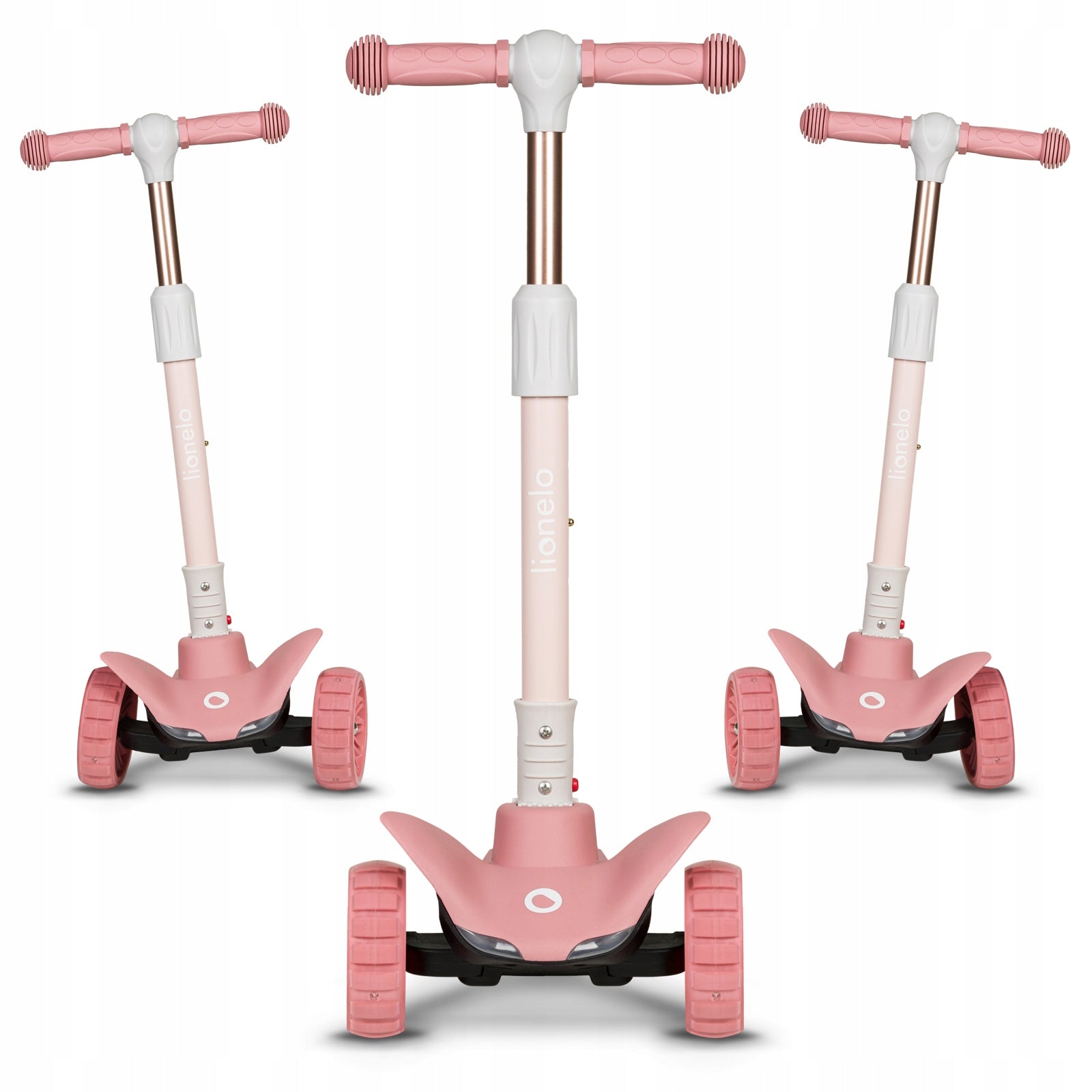 LIONELO TIMMY BALANCE SCOOTER TRICYCLE GLOWING PLATFORM LED PINK 50kg Number of wheels 3