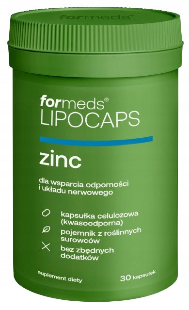 LIPOCAPS ZINC Zinc Liposolated 30 capsules ForMeds