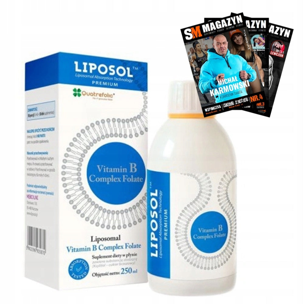 LIPOSOL LIPOSOMAL VITAMIN B COMPLEX 250 ml