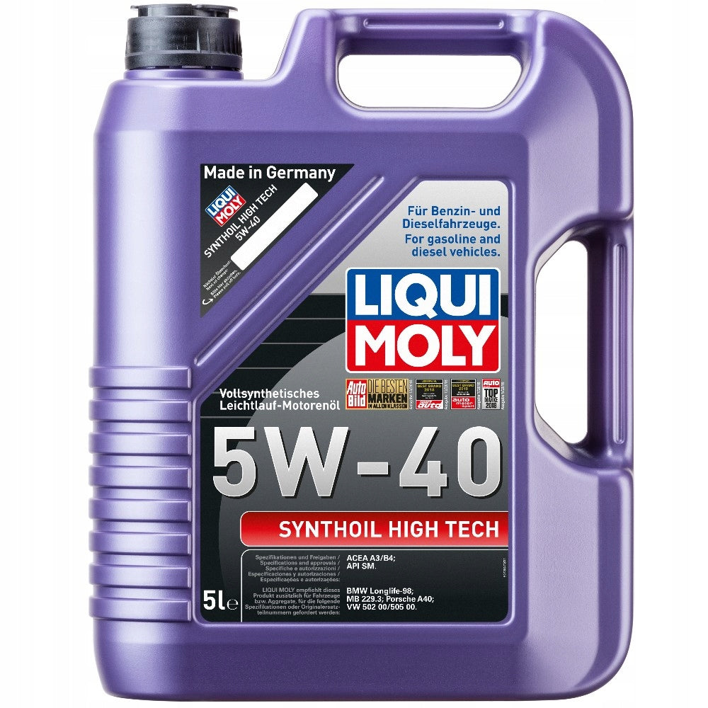 LIQUI MOLY SYNTHOIL HIGH TECH 5W40 5L GERMAN