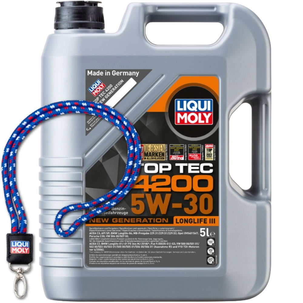 LIQUI MOLY TOP TEC 4200 5W30 5L ORIGINAL GERMAN + FREEBIE
