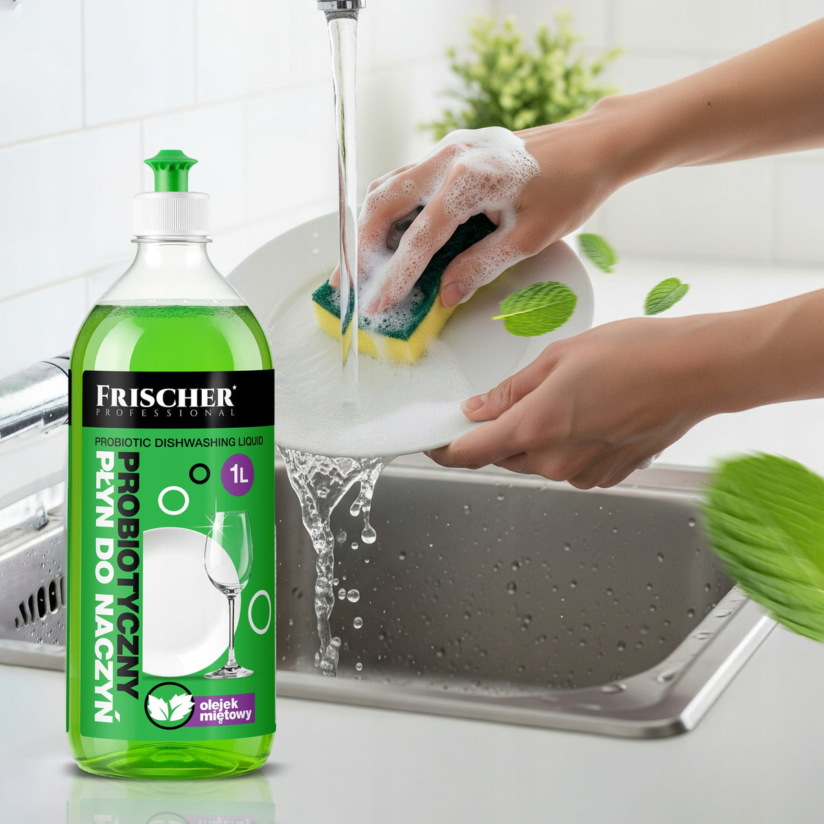 LIQUID DISHWASHING GEL FRISCHER PROFESSIONAL HIGH EFFICIENCY 100OML Packaging status original