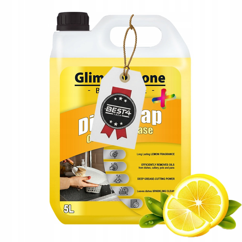 LIQUID DISHWASHING GEL LEMON 5L BEST4TECH