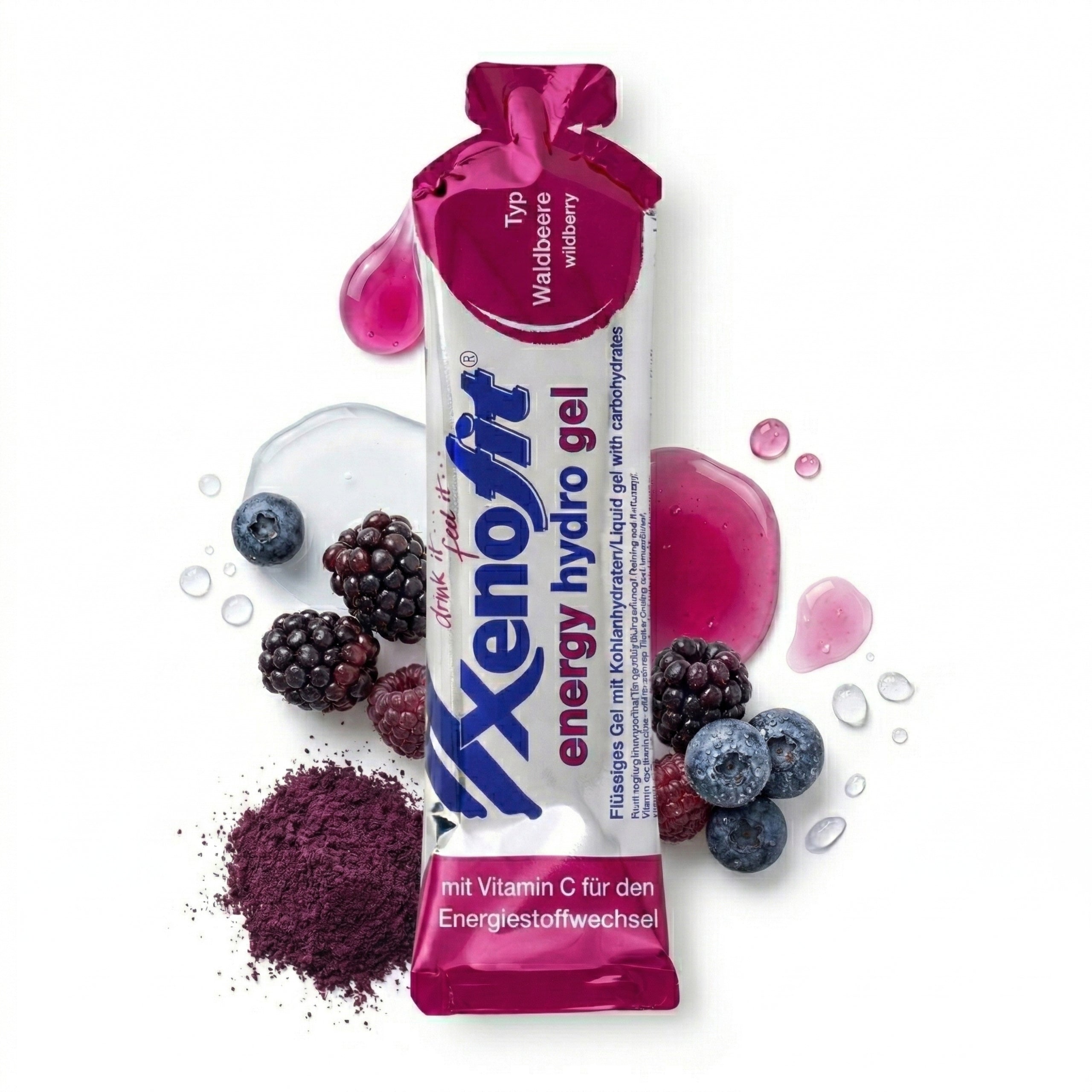 LIQUID ENERGY GEL XENOFIT ENERGY HYDRO GEL BERRY - FOREST FRUIT 60 ml