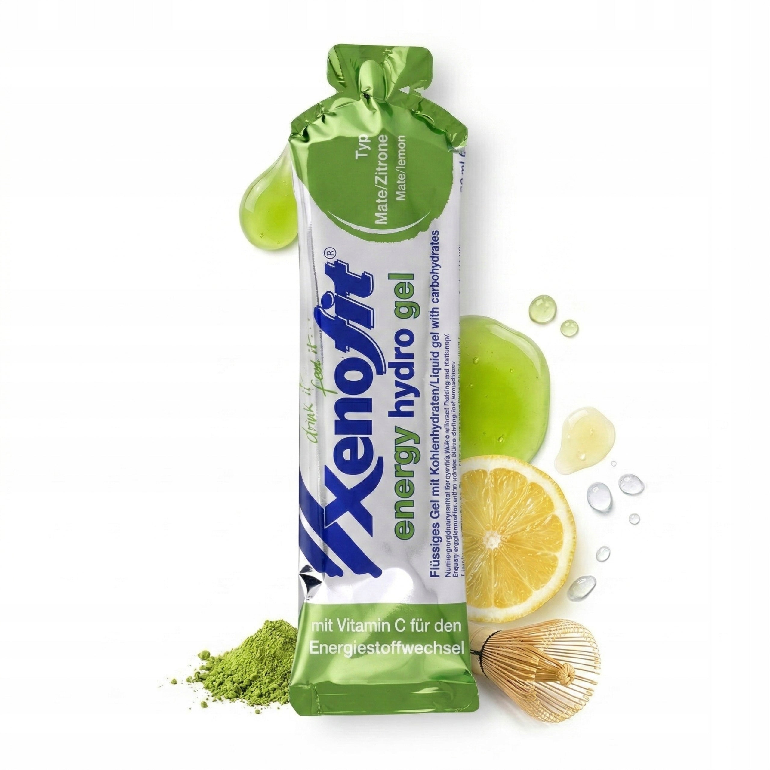 LIQUID ENERGY GEL XENOFIT ENERGY HYDRO GEL LEMON AND MATCHA 60 ml