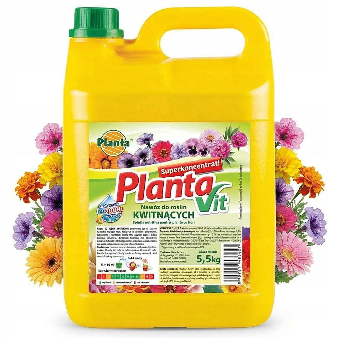 LIQUID FERTILIZER =LOTS OF FLOWERS FLOWERING PLANTS ABUNDANT FLOWERING 5L = UP TO 2000L