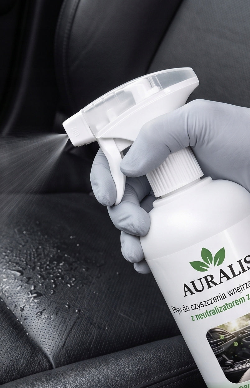 LIQUID FOR CAR INTERIOR Auralis 500 ml Cockpit Plastics Sprayer Manufacturer AURALIS