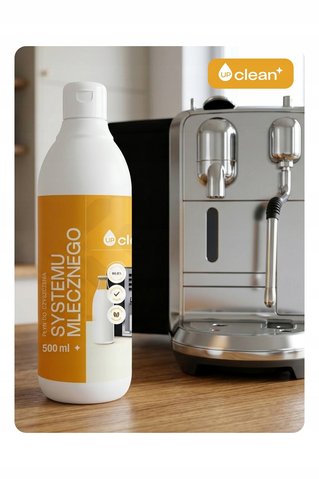 LIQUID FOR CLEANING THE MILK SYSTEM Milk system cleaning liquid 500ml Brand UPclean