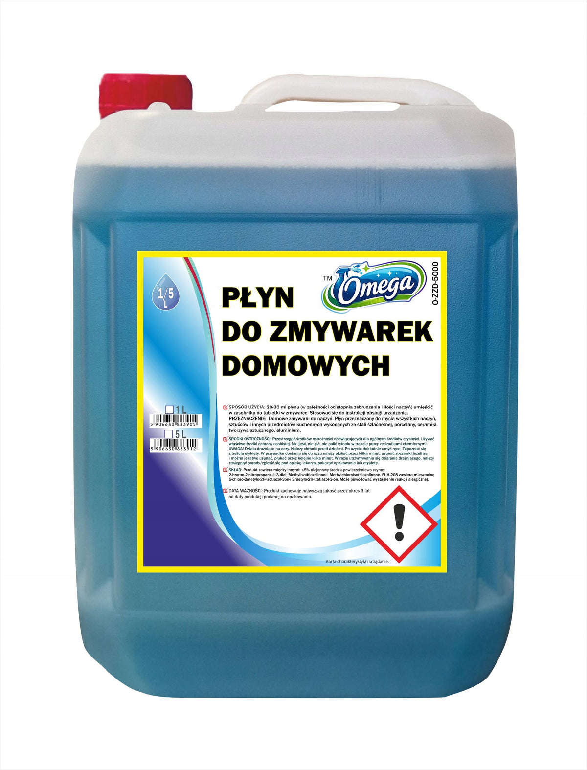 LIQUID FOR HOUSEHOLD DISHWASHERS (OP.5L) OMEGA