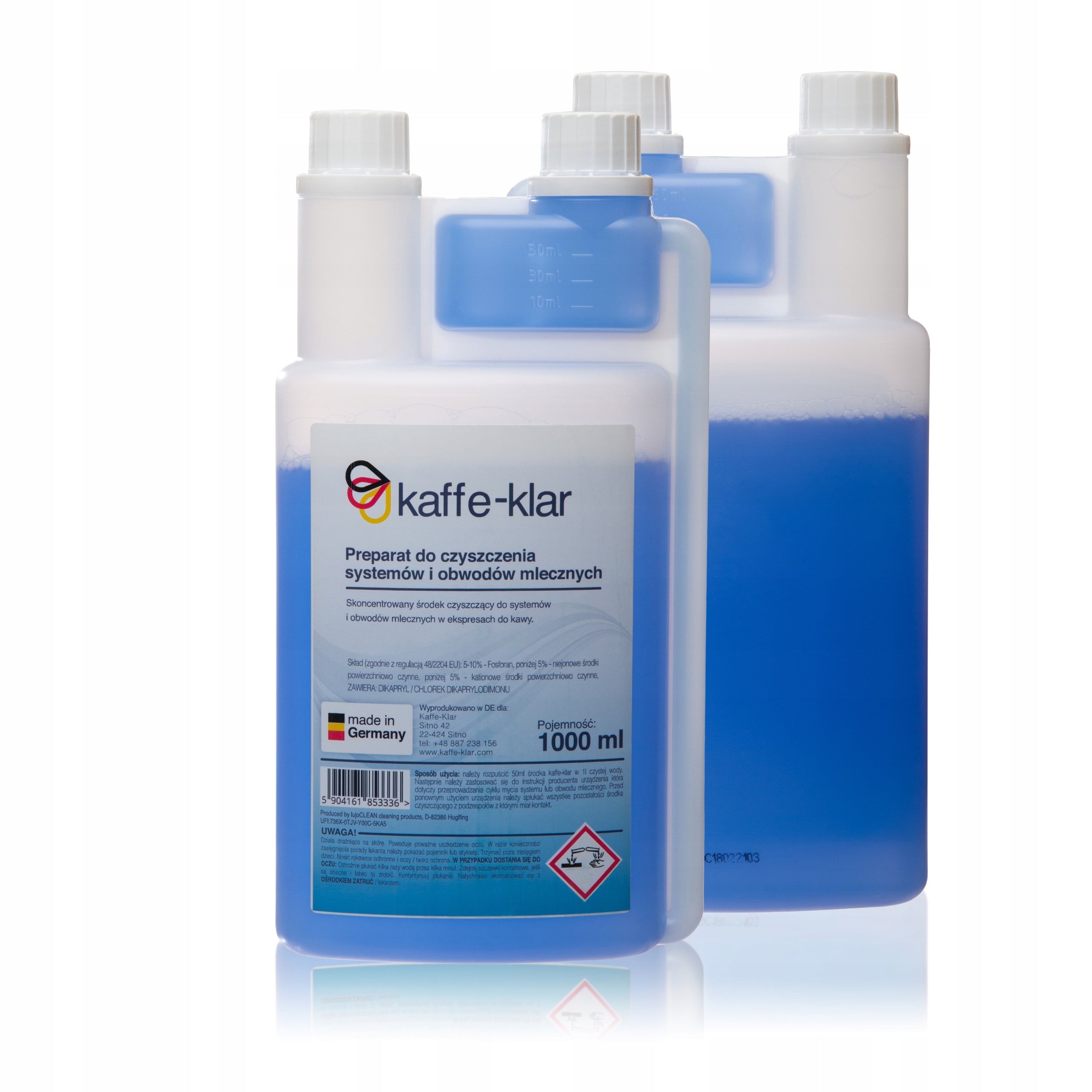 LIQUID PREPARATION FOR CLEANING MILK FROTHER SYSTEM 1000ml pro Packaging status original