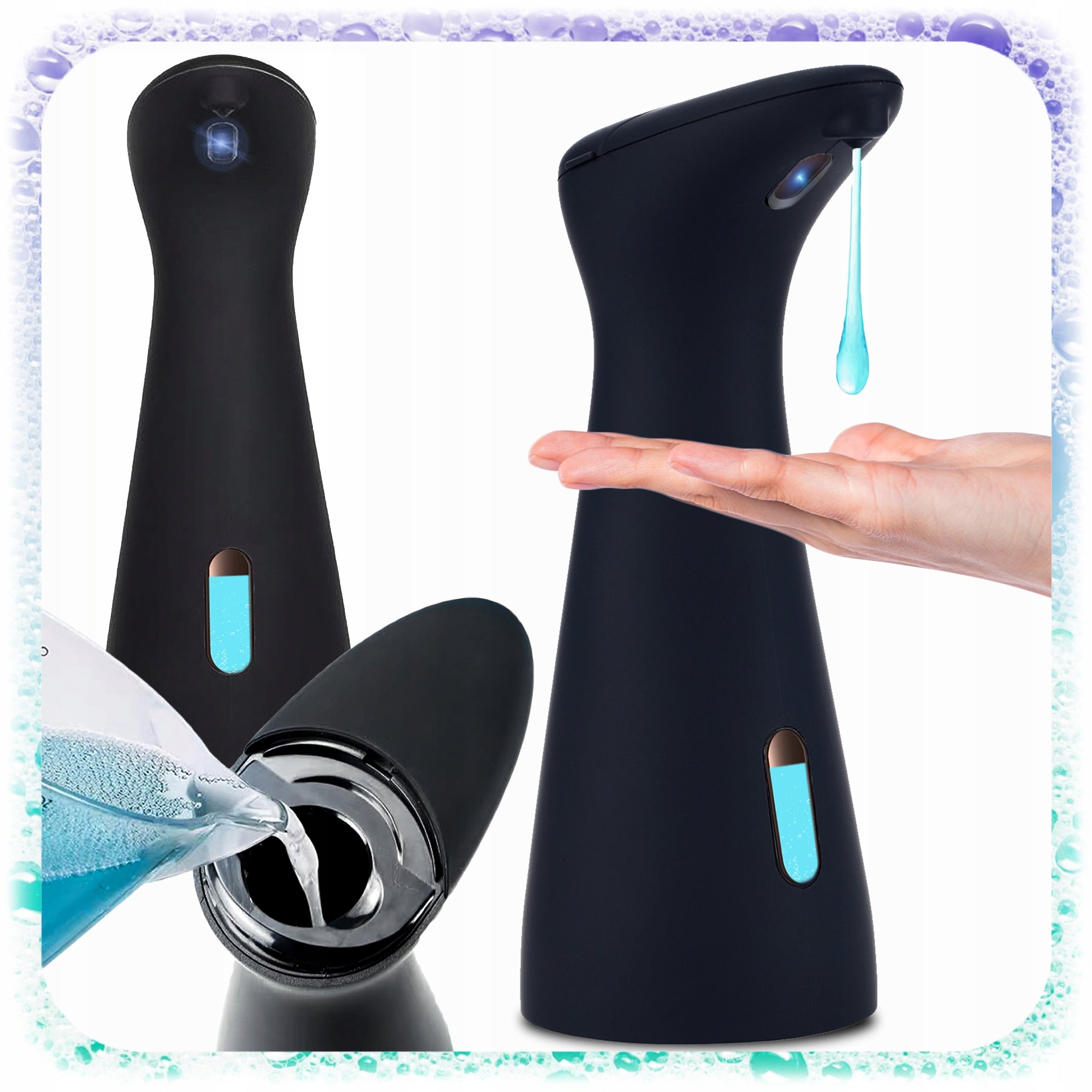 LIQUID SOAP DISPENSER Sensor AUTOMATIC Touchless DISPENSER 200 ml Packaging status original