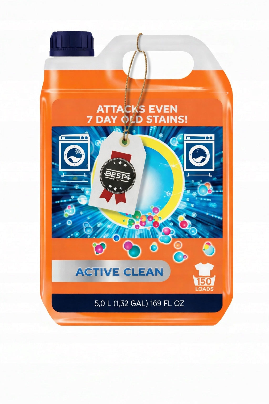 LIQUID WASHING GEL 150 WASHINGS UNIVERSAL EFFICIENT 5L
