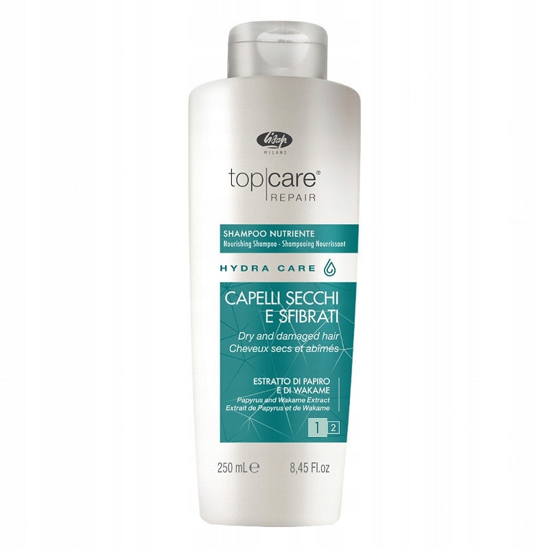 Shampoo für trockenes und strapaziertes Haar Lisap Milano Top Care, 250 ml 