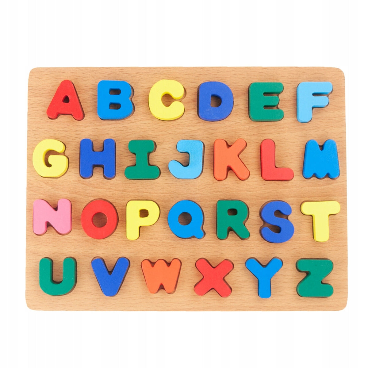 Pädagogische Holzpuzzle-Buchstaben 