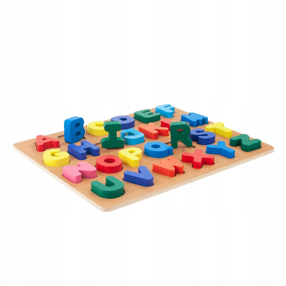 Pädagogische Holzpuzzle-Buchstaben 
