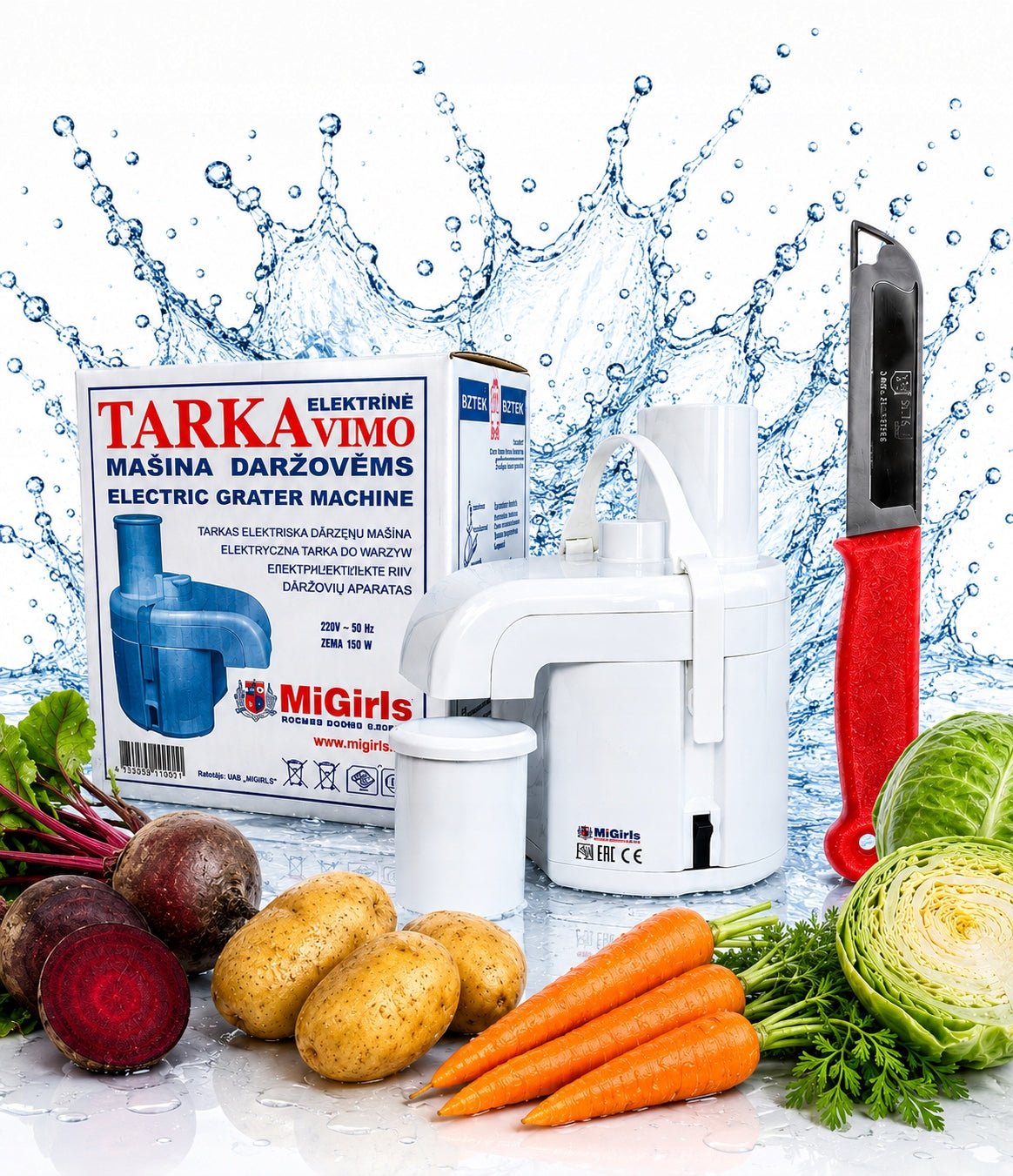 LITHUANIAN POTATO GRATER MIGIRIS FOOD PROCESSOR +FREEBIE