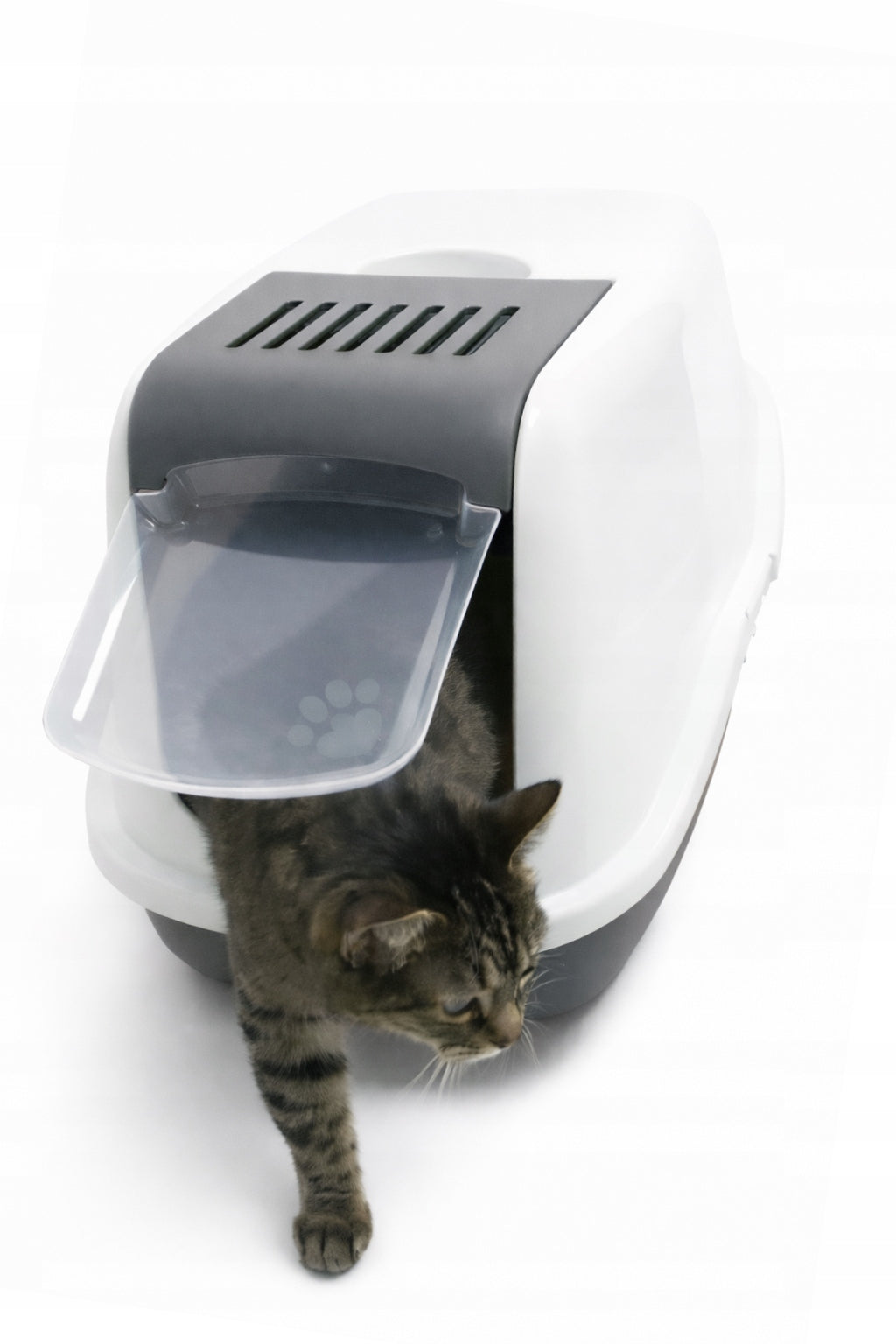 LITTER BOX CAT TOILET CAT SAVICs INDOOR Cuvette Nestor grey Trade name nestor white/coldgrey