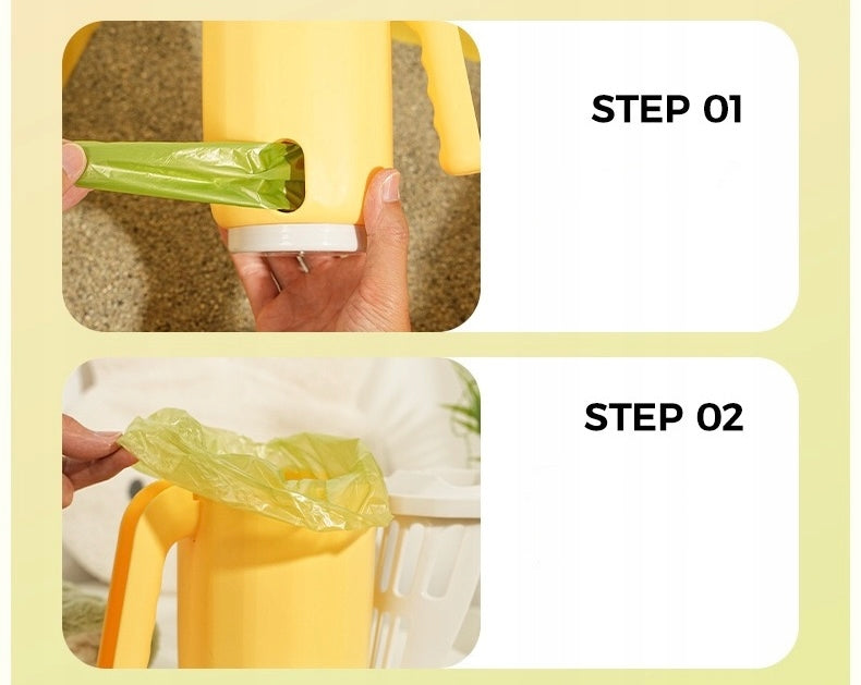 LITTER BOX PADDLE WITH CONTAINER QUICK CLEANING LITTER + FREEBIE Model SIEMIEC Łopatka do kuwety z pojemnikiem 2
