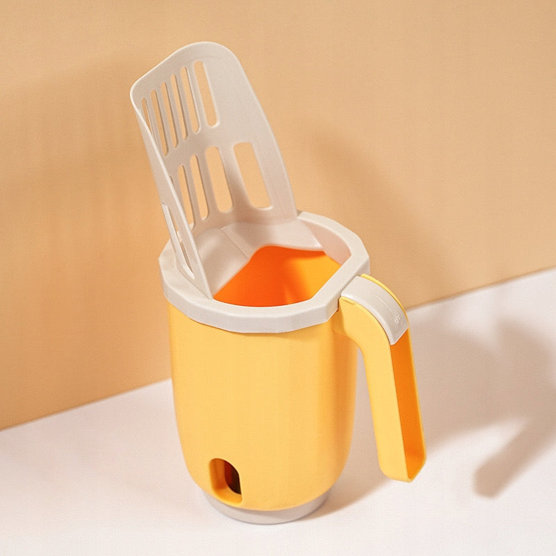 LITTER BOX PADDLE WITH CONTAINER QUICK CLEANING LITTER + FREEBIE Packaging status original