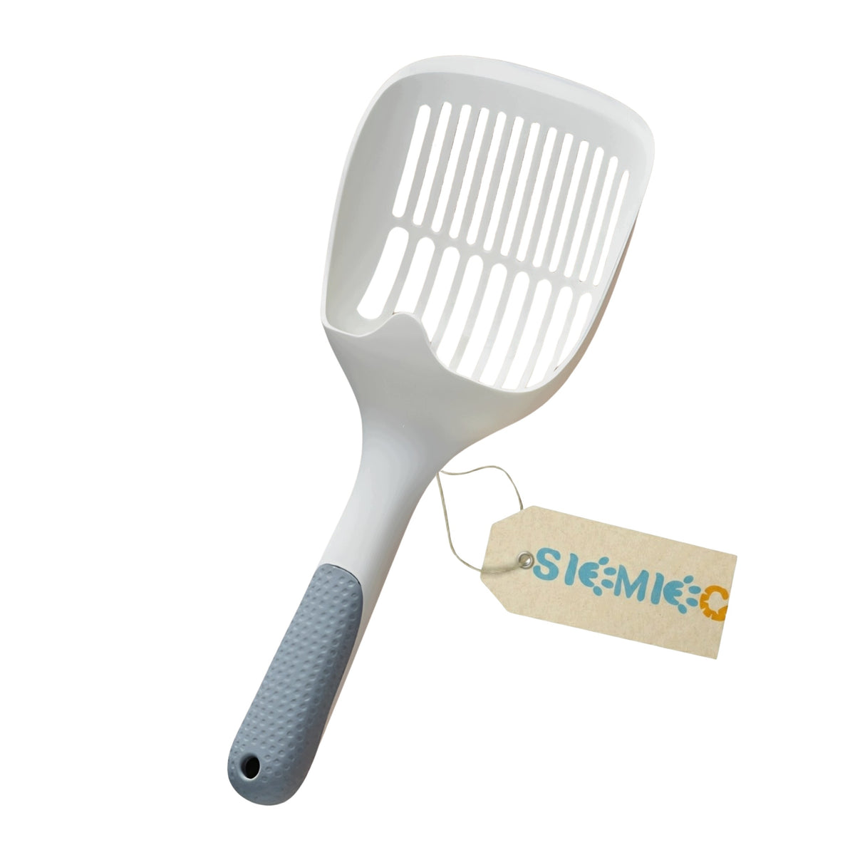 LITTER BOX SPATULA LARGE SOLID WHITE DURABLE LITTER SHOVEL SIEMIEC