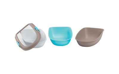 LITTER BOX TOILET SCREENING FURBA COVERED BRONZE ZOLUX Color blue
