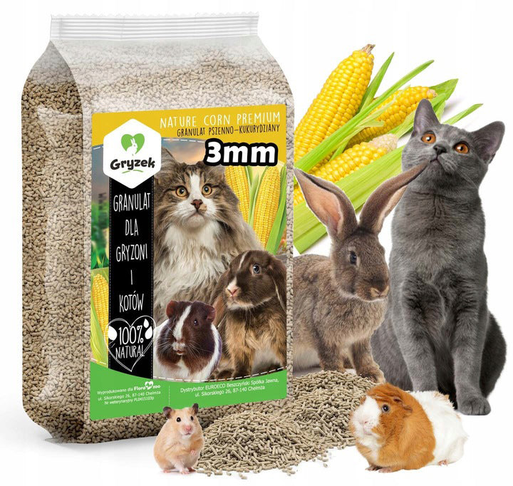 LITTER CORN GRANULES ECO FOR RABBIT CAT