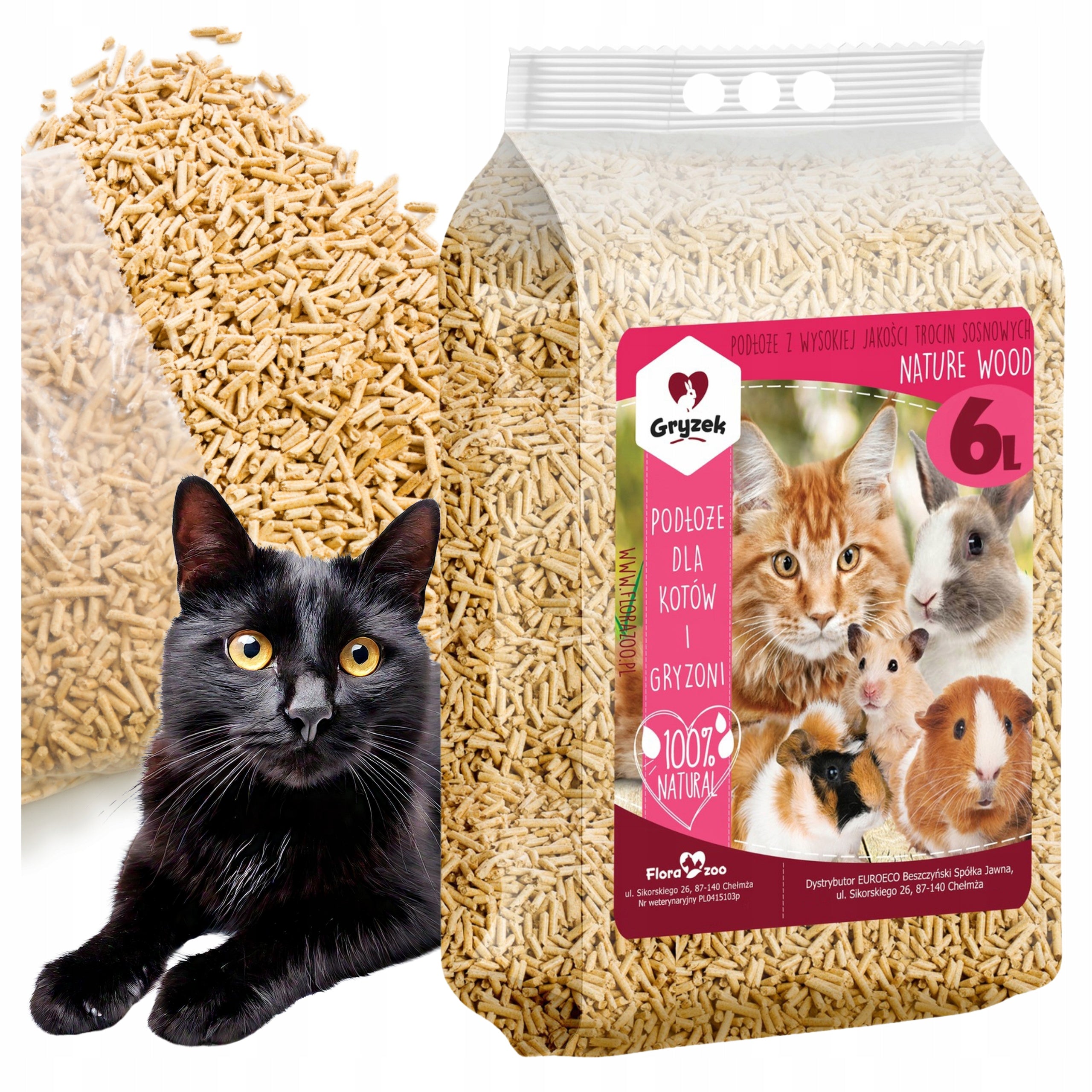 LITTER WOODEN SUBSTRATE PELLET FOR LITTER BOX CAT CAGE RABBIT RODENTS