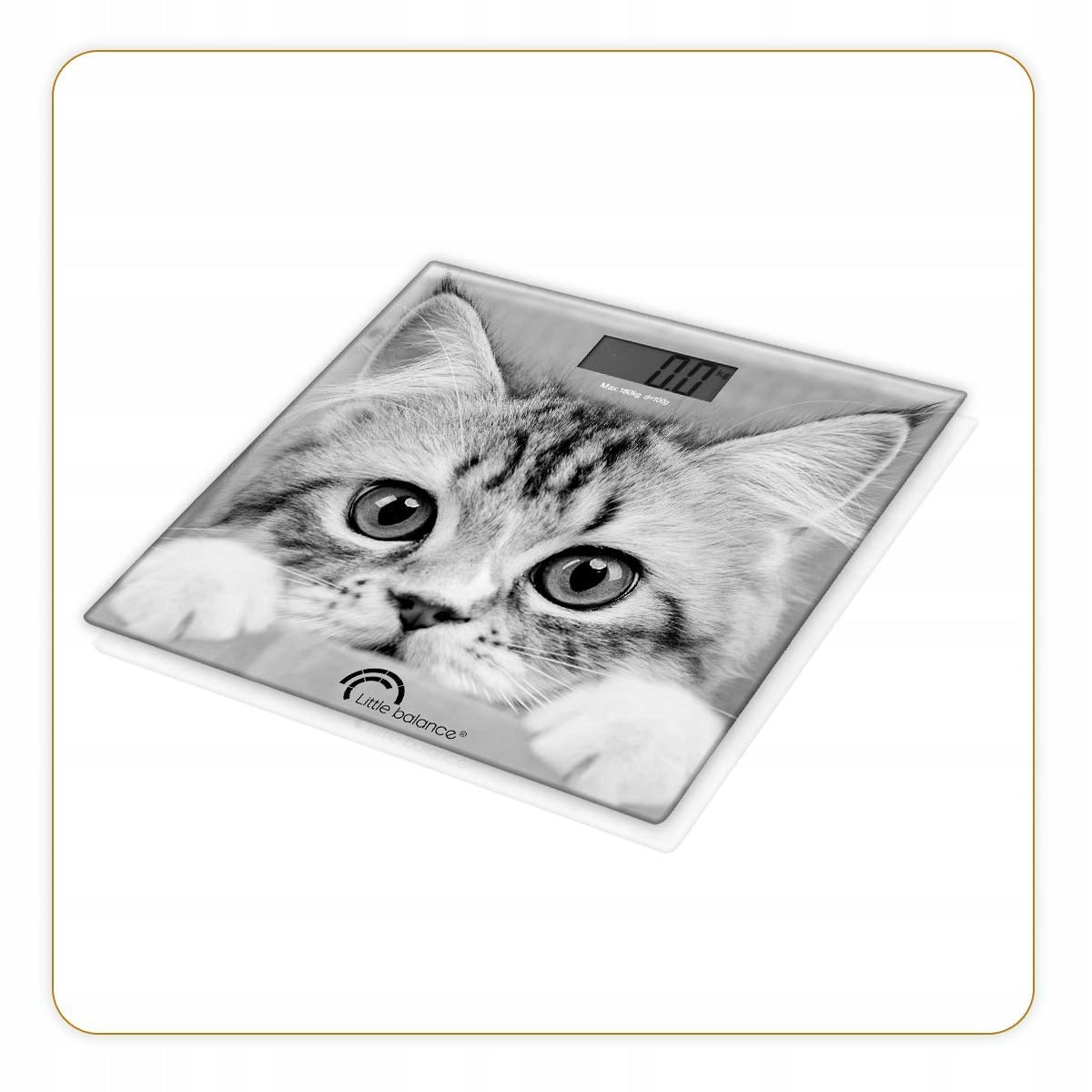 LITTLE BALANCE Electronic Scale Personal Design Cat 180kg 100g
