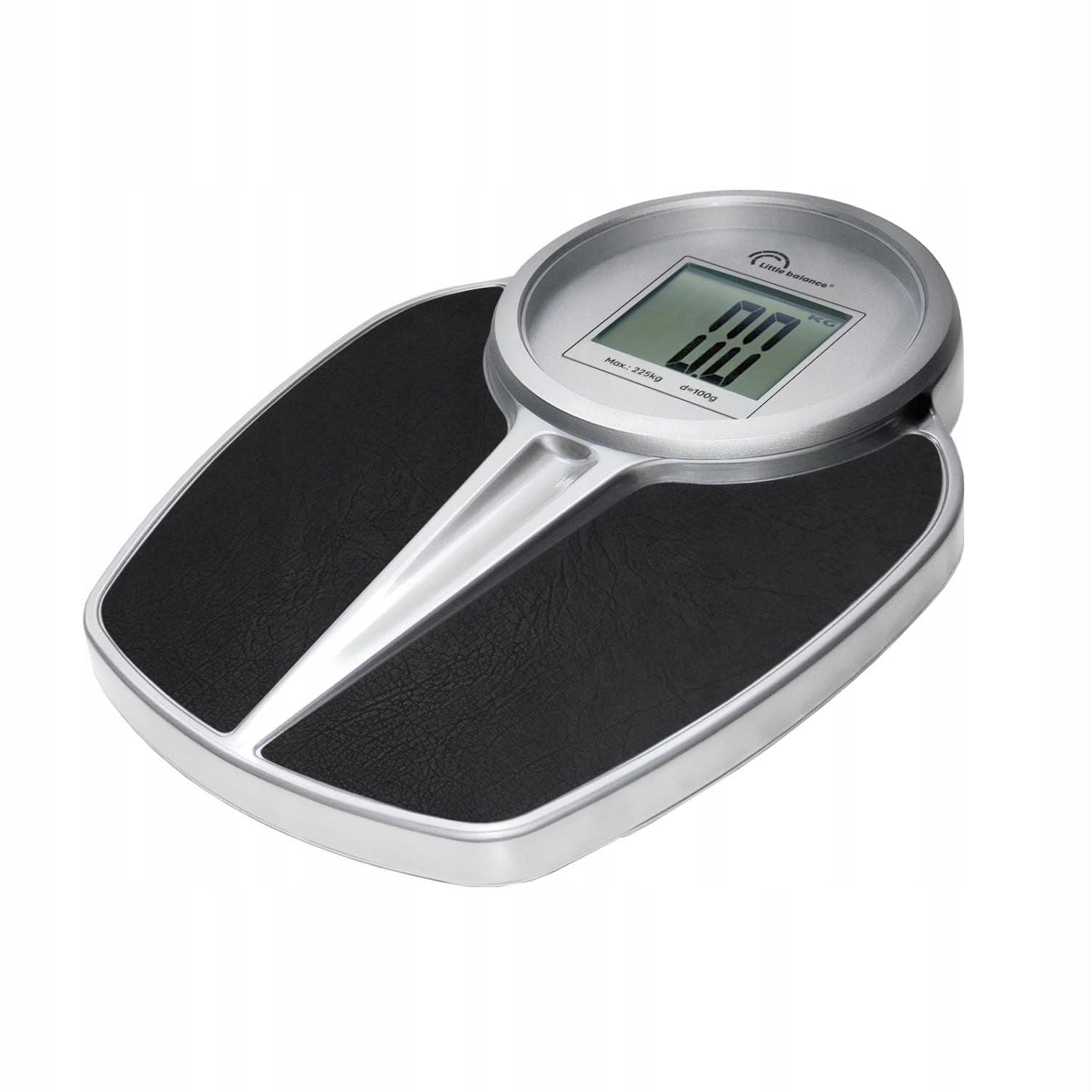 LITTLE BALANCE Personal Electronic Scale XXL 225kg Black Chrome