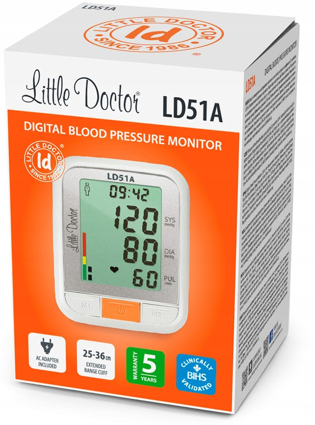 LITTLE DOCTOR Automatic blood pressure monitor LD51a Medical device yes