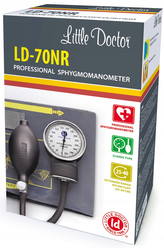 LITTLE DOCTOR Mechanical clock blood pressure monitor + cuff 25-40 cm 1 pc.