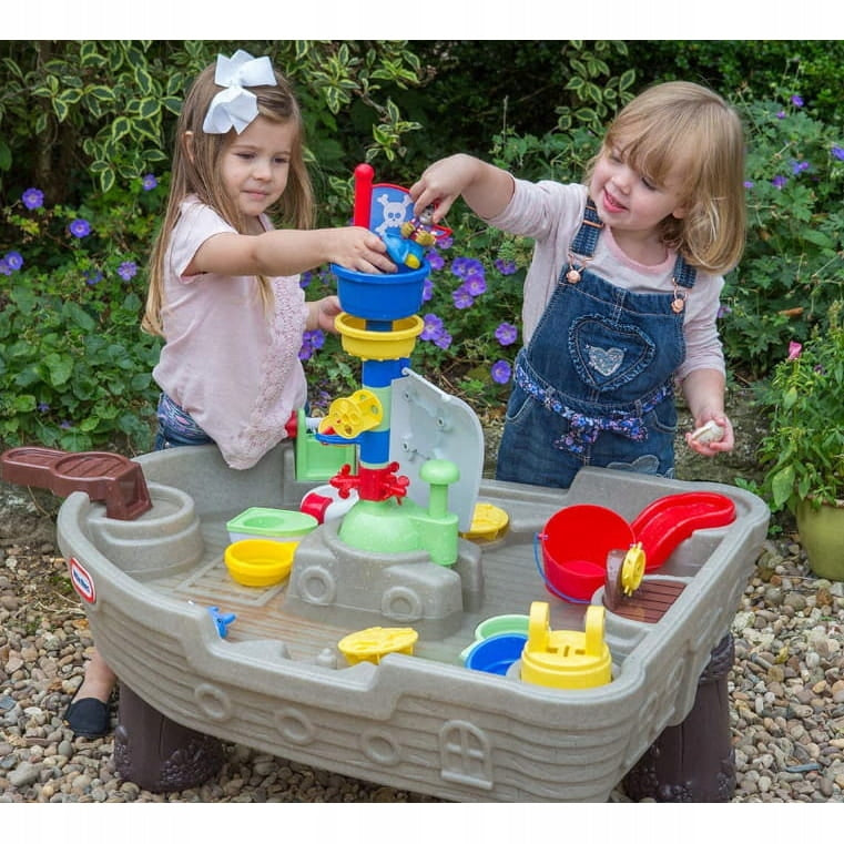 LITTLE TIKES SANDBOX GARDEN WATER TABLE PIRATE SHIP TO PLAY WITH Color multicolor
