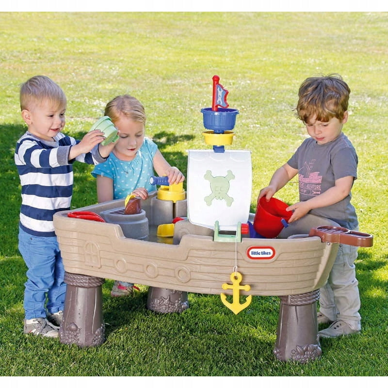 LITTLE TIKES SANDBOX GARDEN WATER TABLE PIRATE SHIP TO PLAY WITH Kid's age 2＋ years