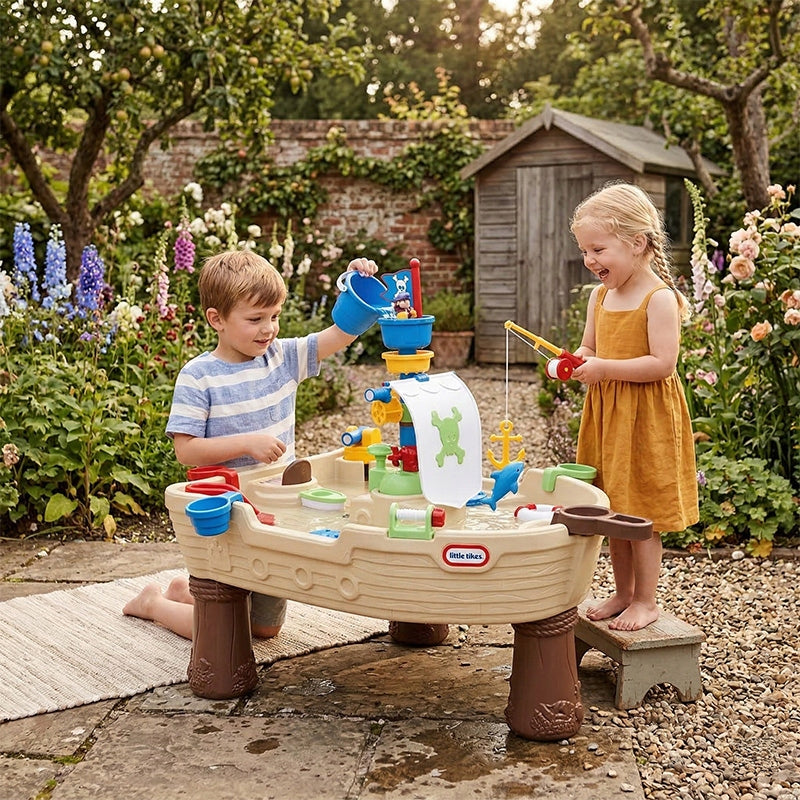 LITTLE TIKES SANDBOX GARDEN WATER TABLE PIRATE SHIP TO PLAY WITH Product height 74 cm