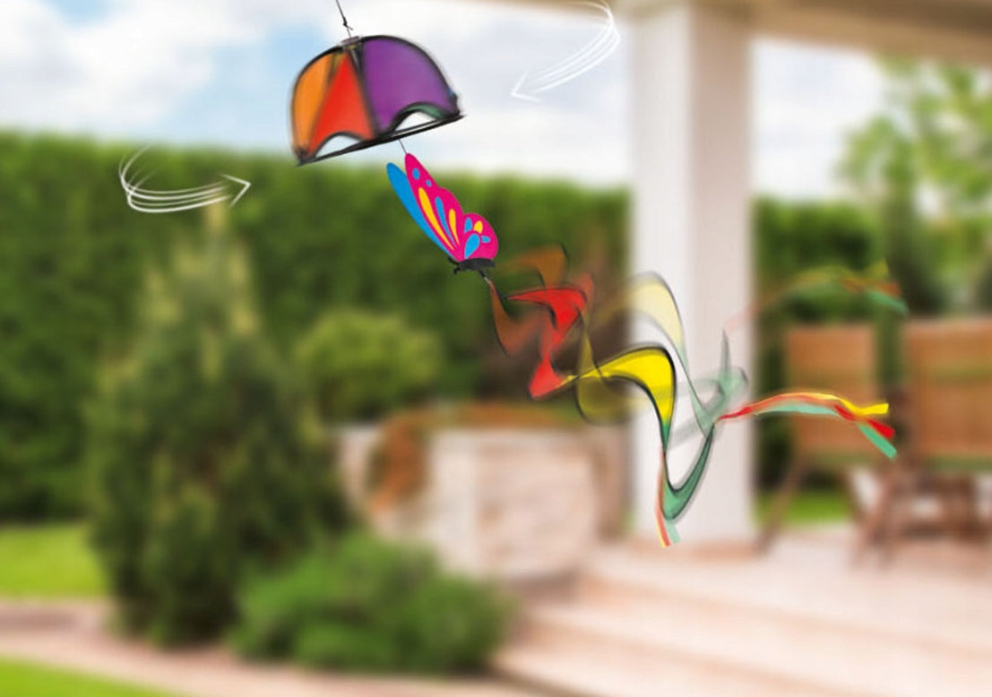 LIVARNO home Windmill garden ornament - colorful BUTTERFLY (21/A-98) Packaging status original