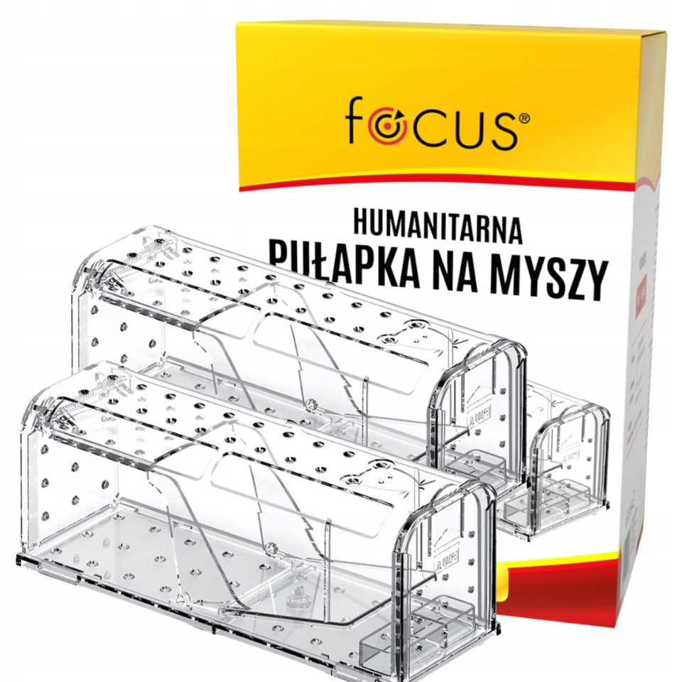 LIVE MOUSETRAP HUMANITARIAN RATS 2 PIECES RODENT TRAPS