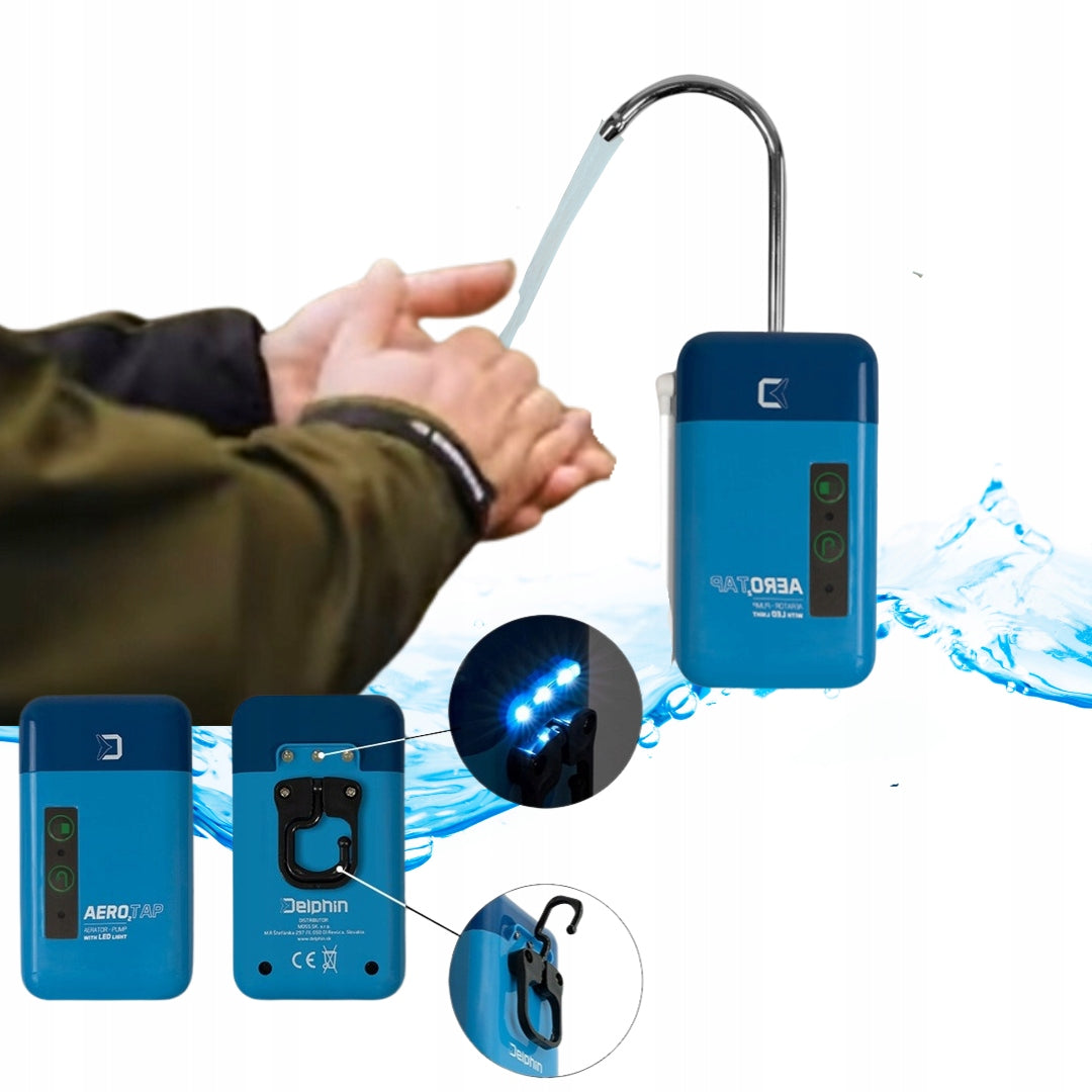 LIVE pump/ CAMPING Delphin AeroTAP UC 3in1 for livestock, hand and dishwashing Brand Delphin