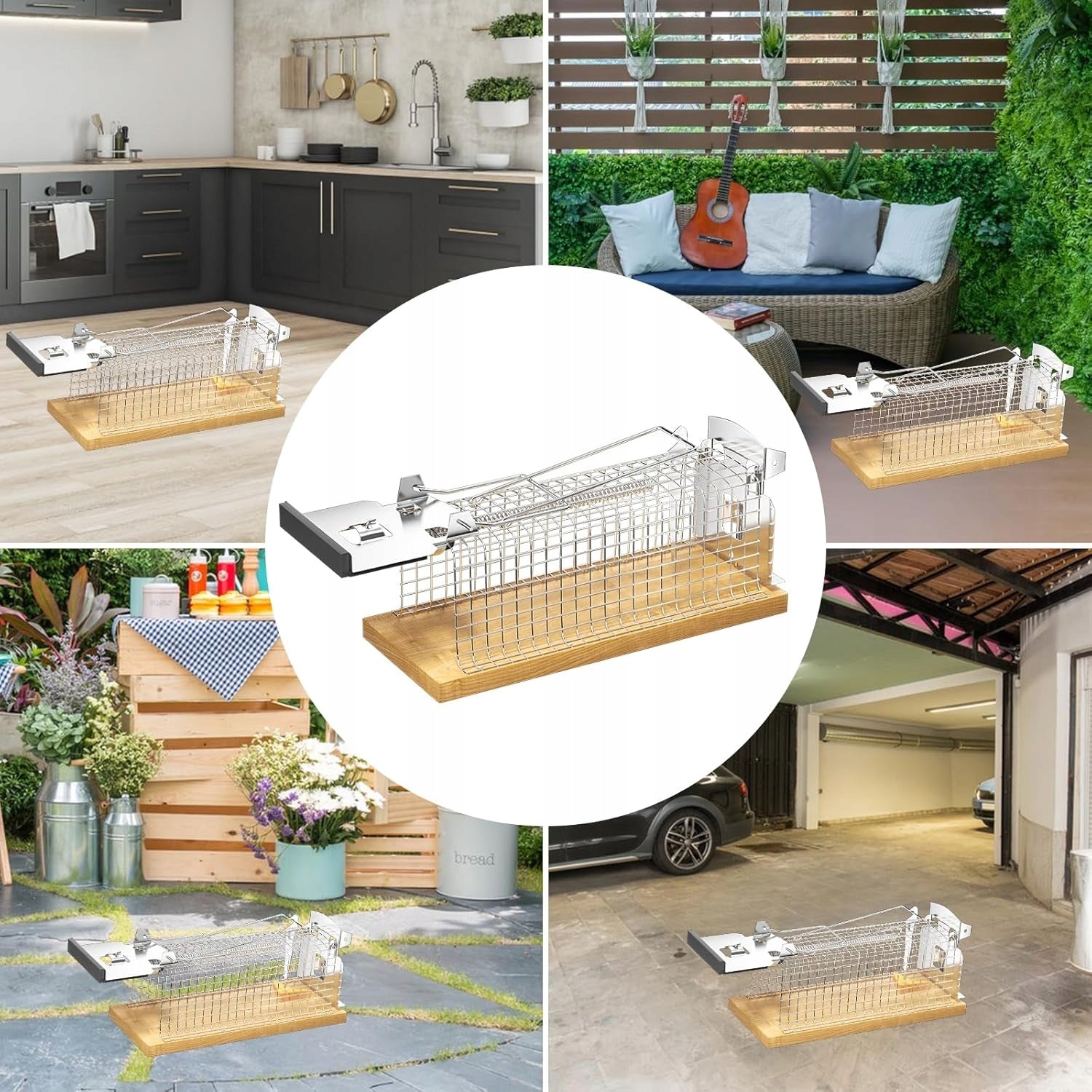 LIVETRAP PAW MOUSETRAP RATS RODENTS HUMANE METAL Manufacturer code Hvasvbrl