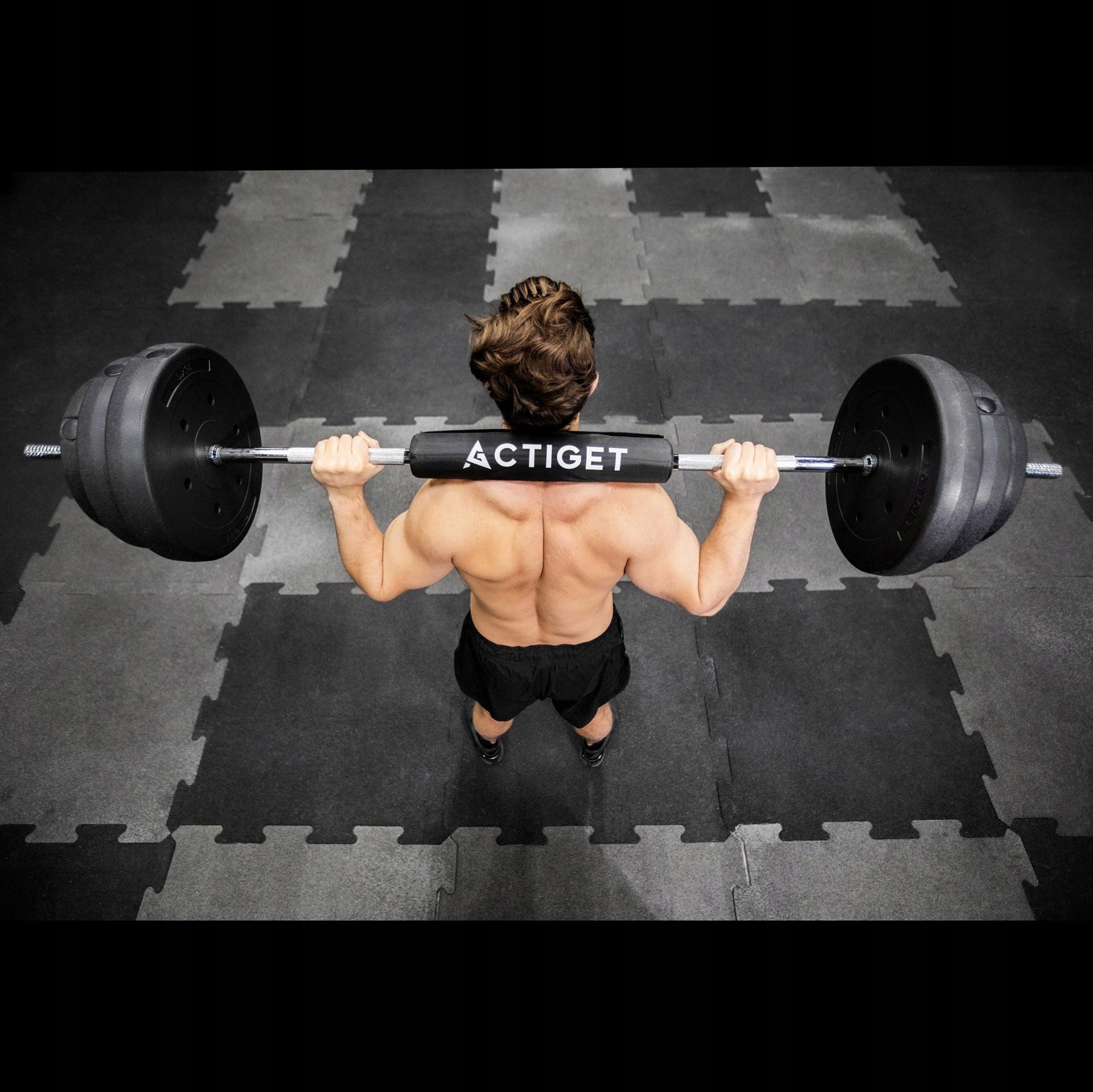 LOAD PLATE 15kg BARBELL DISC 29mm BITUMINOUS DUMBBELLS COMPOSITE Model ACT0068 OBCIĄŻENIE KOMPOZYTOWE 15 KG 29 MM