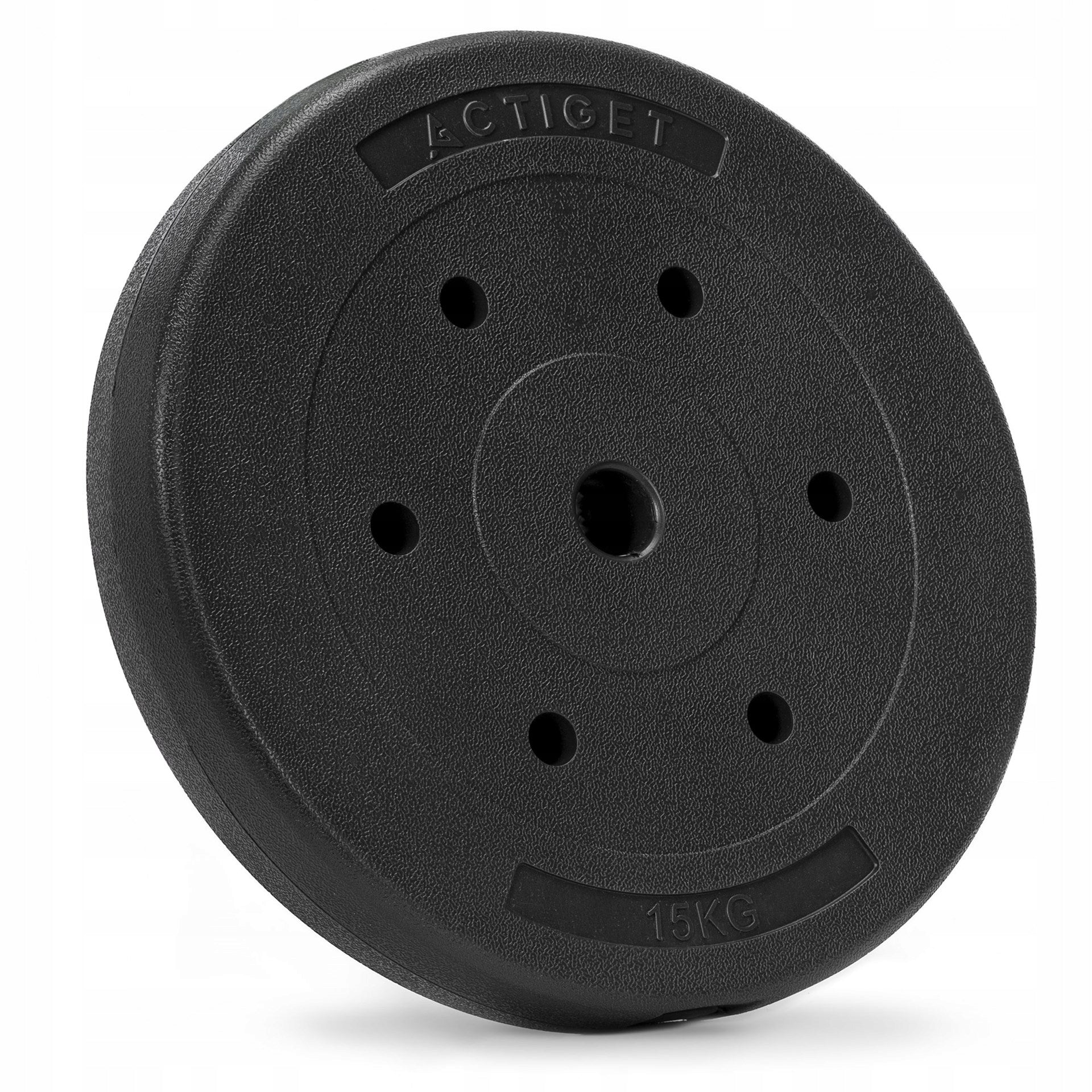 LOAD PLATE 15kg BARBELL DISC 29mm BITUMINOUS DUMBBELLS COMPOSITE Total weight 15 kg