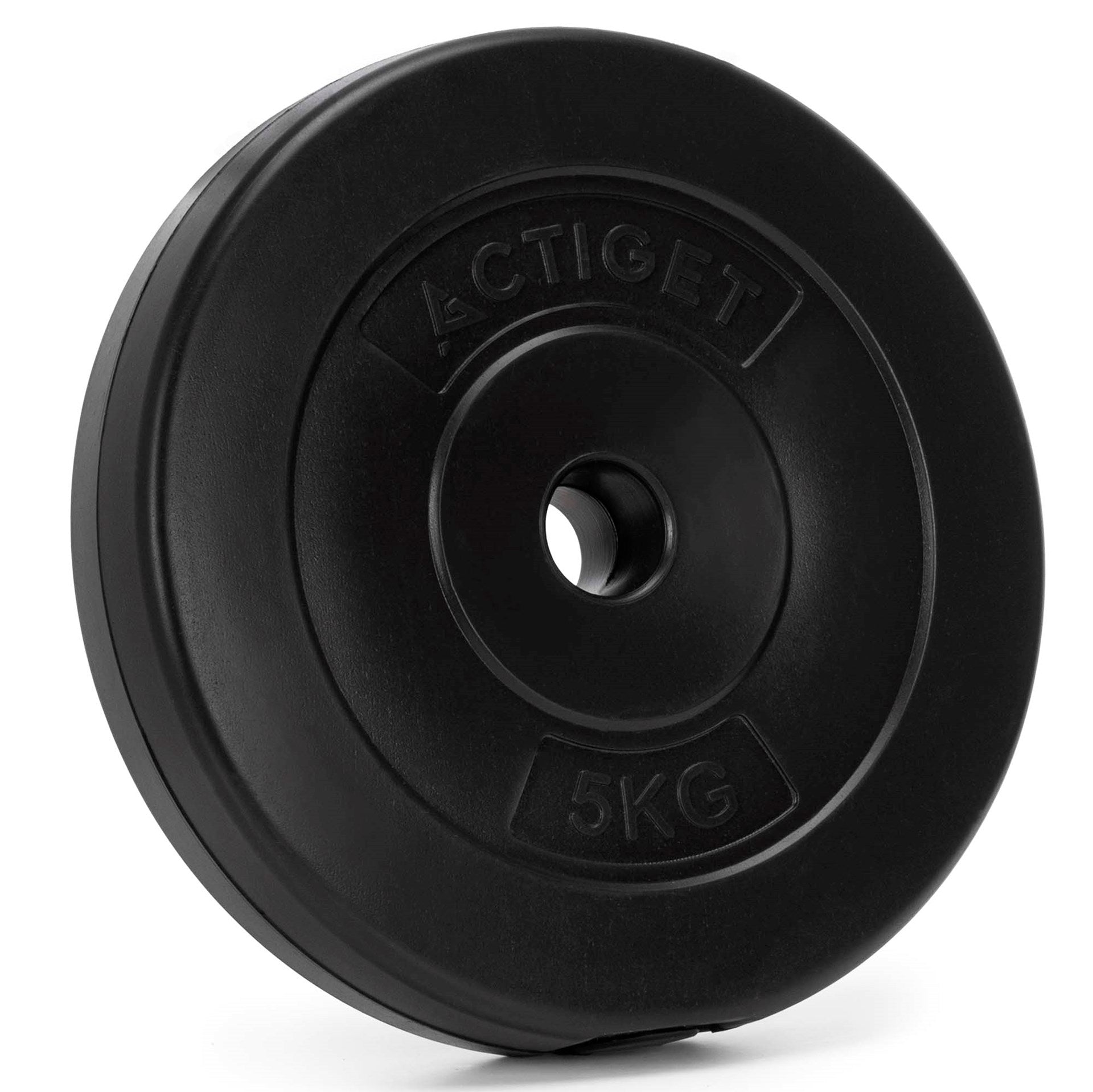 LOAD PLATE 5kg BARBELL PUCK 31 BITUMINOUS COMPOSITE DUMBBELLS Brand ACTIGET