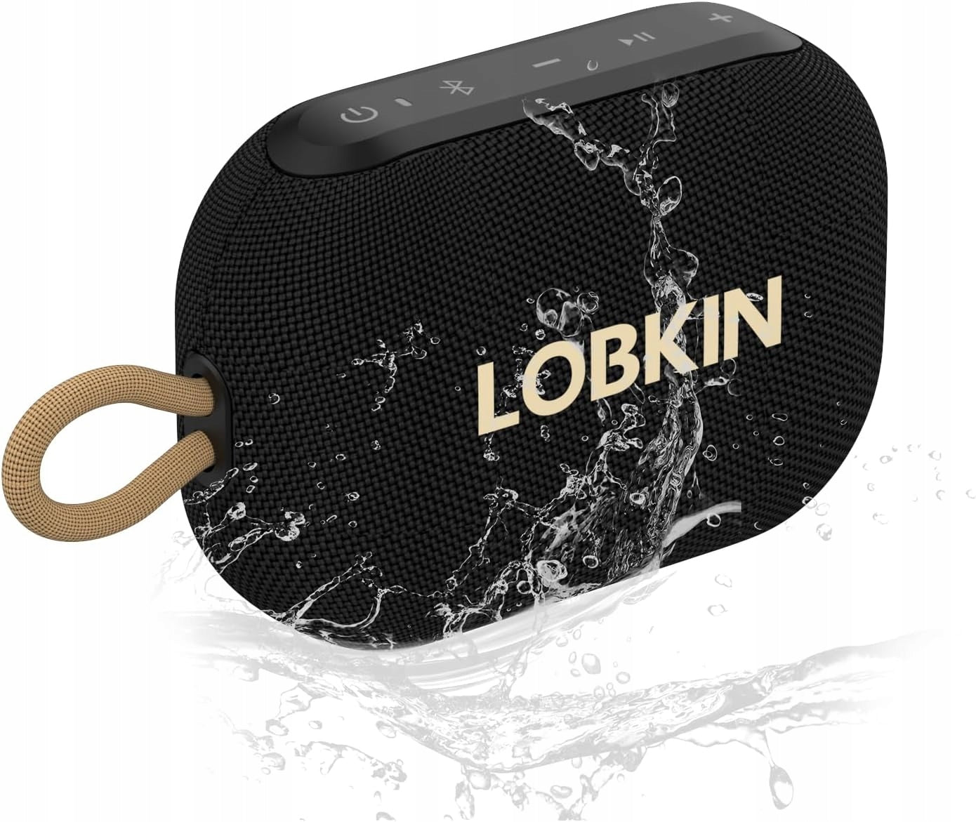 LOBKIN Portable Bluetooth Speaker, IP67 Waterproof Small Bluetooth Speaker