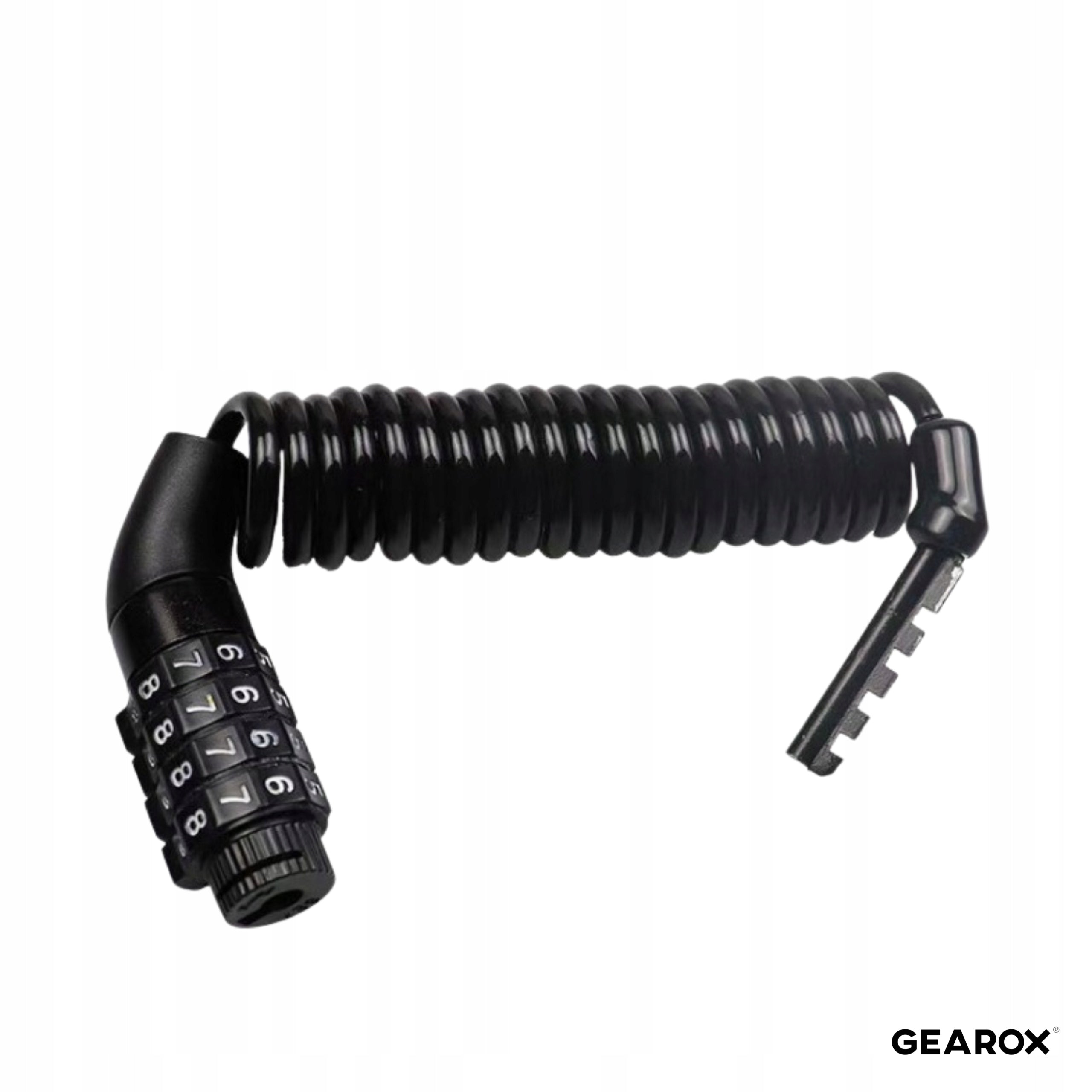 LOCK ANTI-THEFT CABLE BICYCLE CIPHER BICYCLE PROTECTION 1,2m Brand Gearox