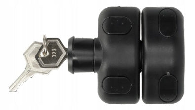LOCK FOR WICKET MAGNETIC BLACK KEY LATCH CLOSURE SKOBEL Width 0 mm