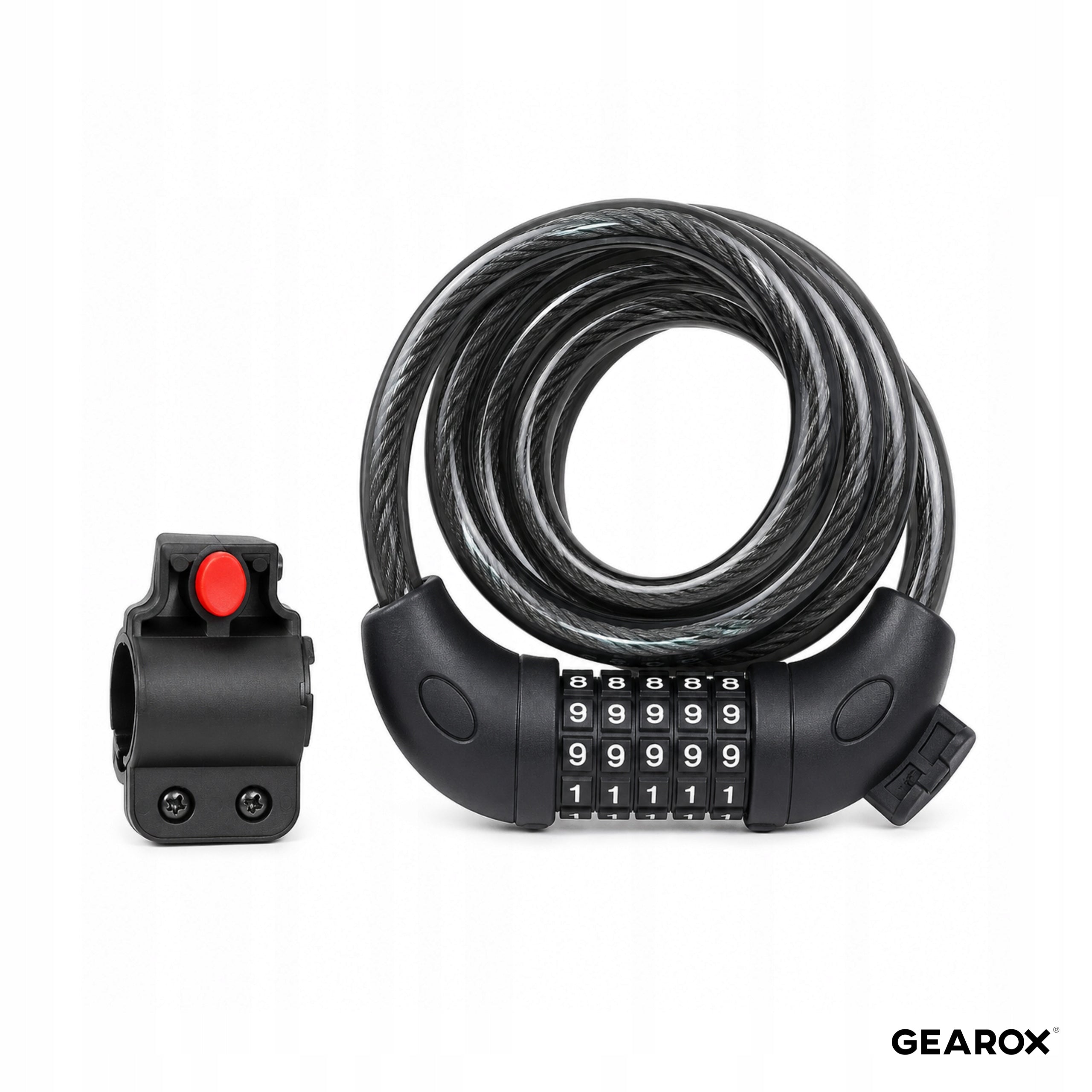 LOCK THE BIKE WITH CIPHER CODE SOLID CLASP BICYCLE SECURITY PADLOCK Manufacturer code Blokada szyfr linka