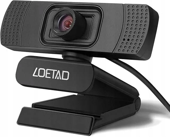 LOETAD Webcam 1080P Full HD PC Camera With Stereo Microphone
