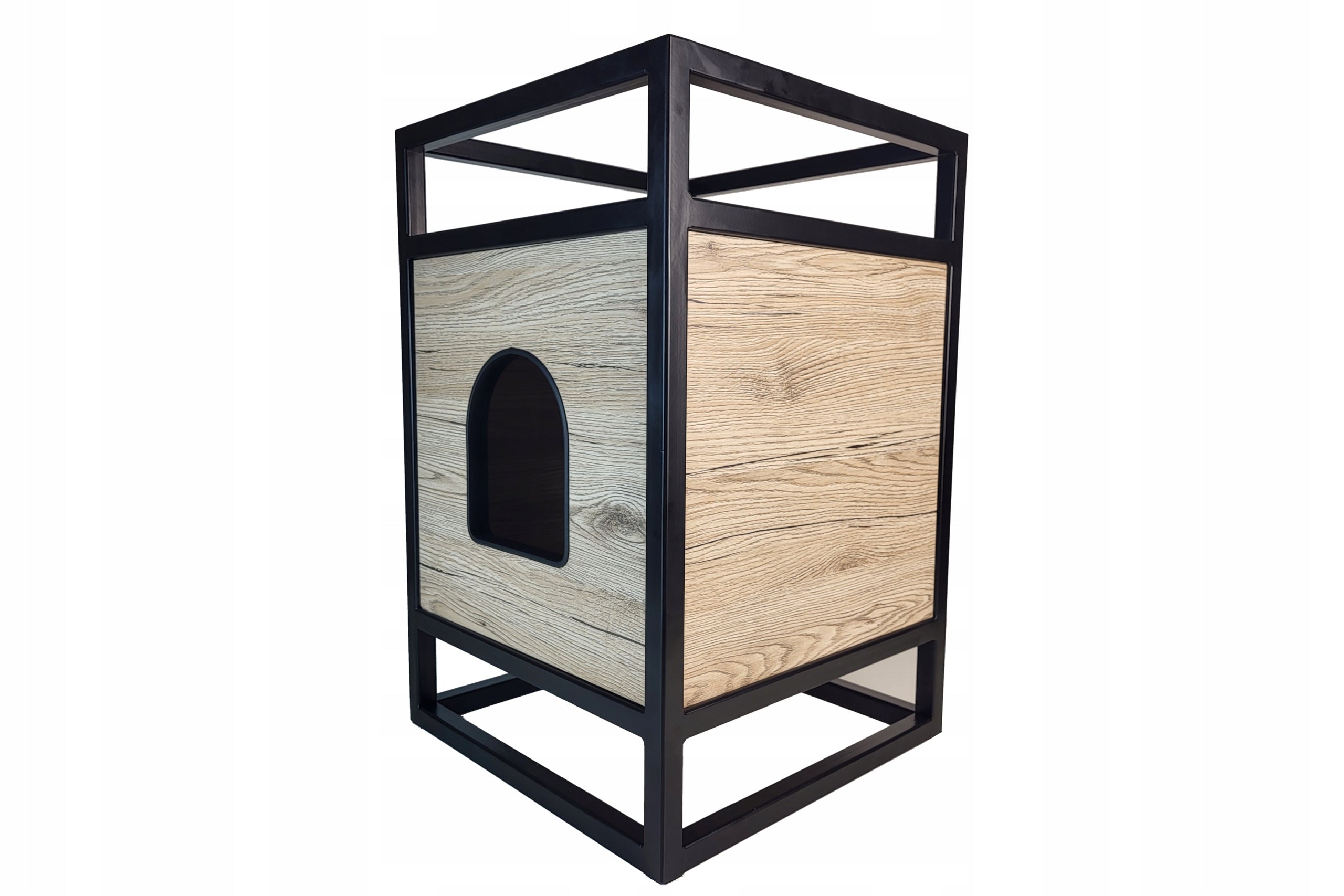 LOF.CATS Loft style cat house, modern bed wood metal Brand no brand