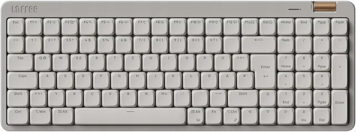 LOFREE Flow Lite100 LowProfile QWERTZ Bluetooth 2,4G Mechanical Keyboard