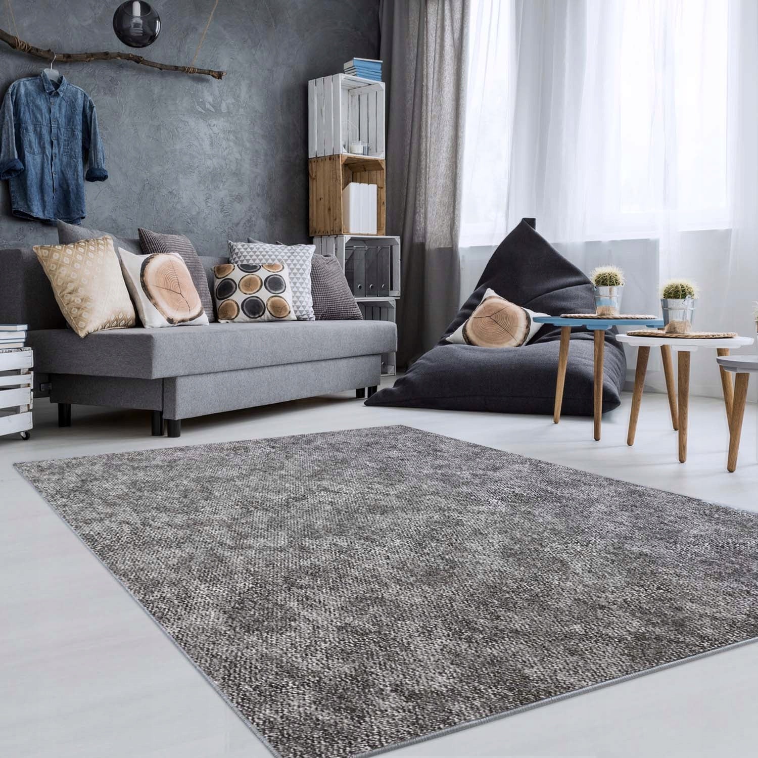 LOFT Graphite Carpet 120x120 – Loop, For Office and Home | Marcello Brand ELSIMONE CARPET