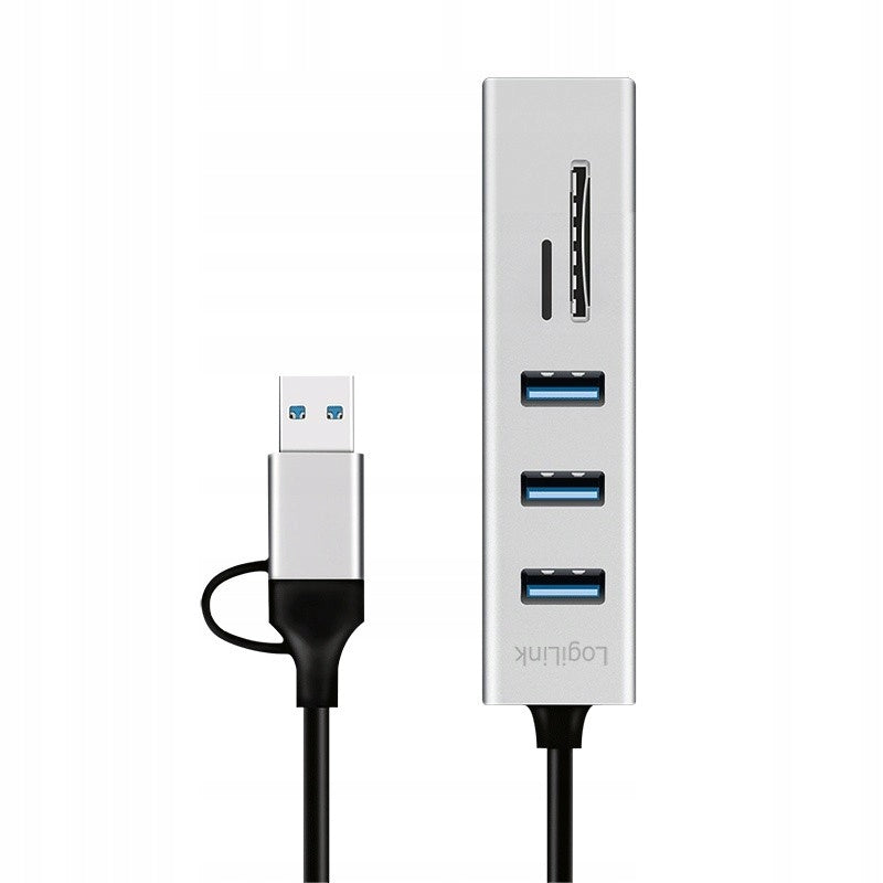 LOGILINK Hub 3xUSB3.0 with memory card reader Manufacturer code UA0445